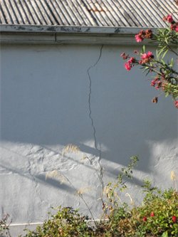This crack indicates that underpinning is required